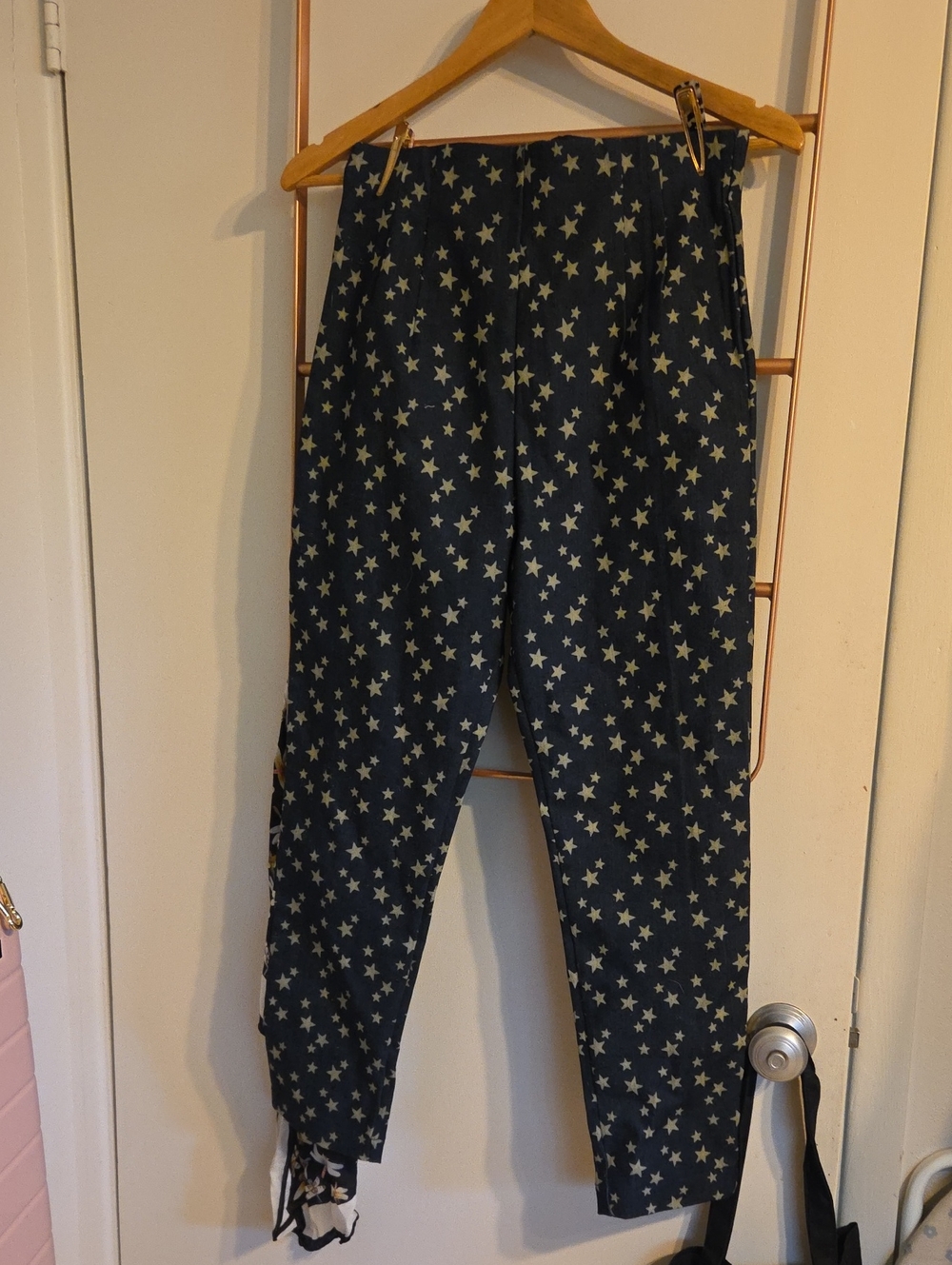 Bernie Dexter Pin-up Style Star-Print High Waist Jeans